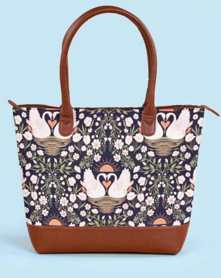 Fatty Tote Bags For Women | Lovebirds On The Lake
