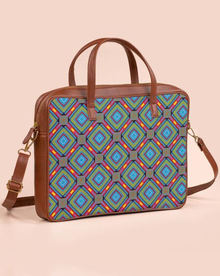 Laptop Handbag | Geometric Pattern