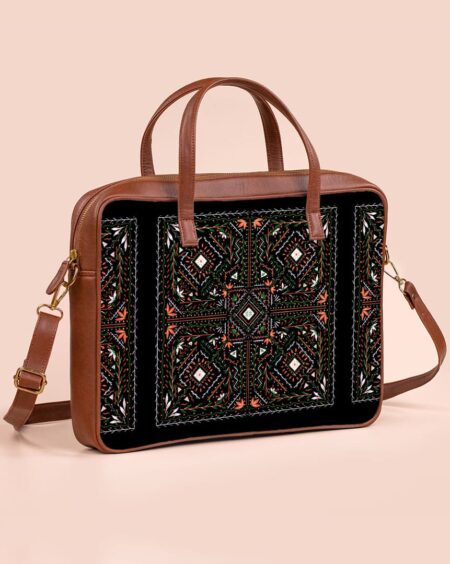 Laptop Bag | Black Mandala