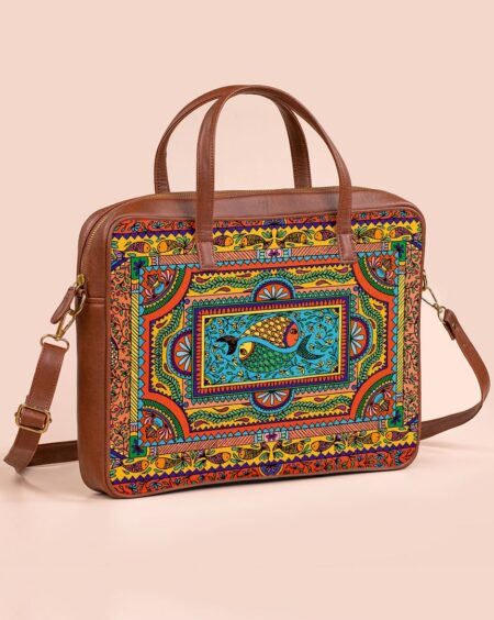 Laptop Handbag | Modern Madhubani