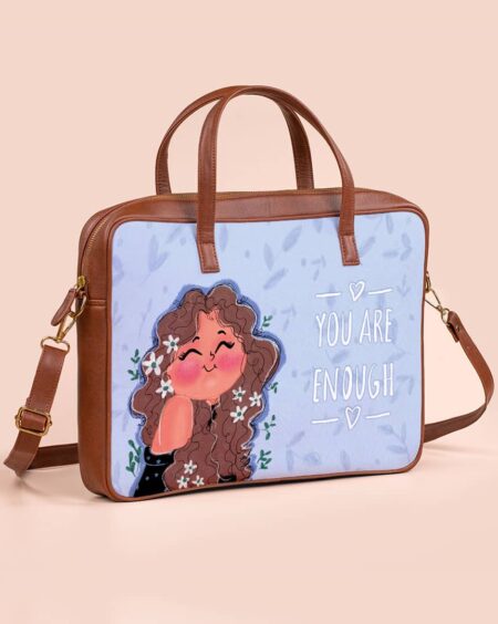 Printed Laptop Bags | You Are Enough!