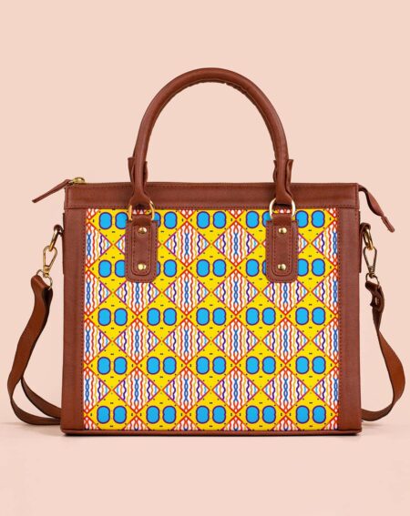 Women's Satchel Bag | Geometric Pattern