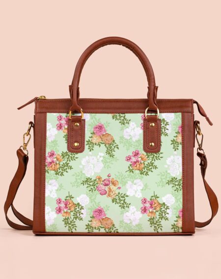 Satchel Bag | Vintage Floral Bouquet