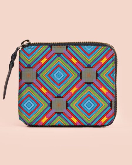 Pocket Wallet For Women | Geometric Pattern