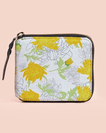Pocket Wallet For Women | Chrysanthemum Garden