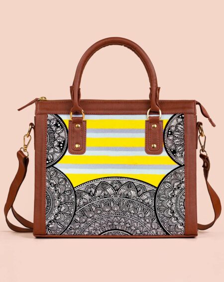 Satchel Bag | Stripped Pastel Hues