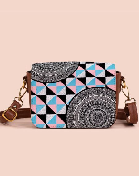 Small Sling Bag | Checkered Chevron