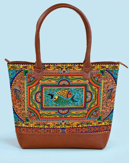 Fatty Tote Bags For Women | Modern Madhubani