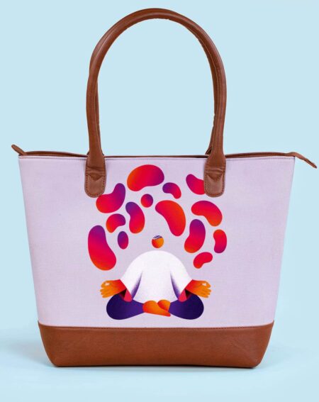 Fatty Tote Handbags | Meditation Design