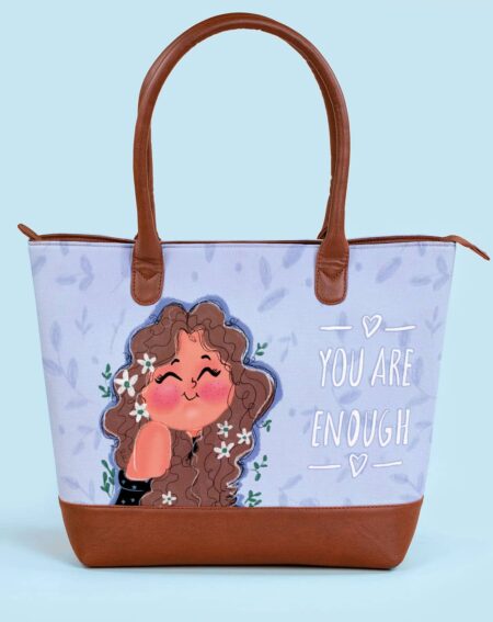 Fatty Tote Bags For Women | You Are Enough!