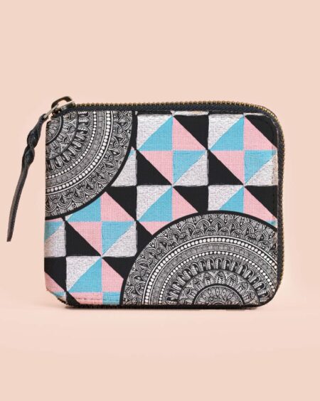 Women Wallet | Checkered Chevron