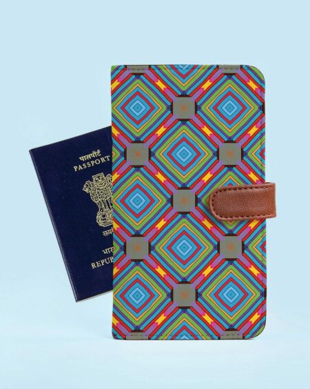 Passport Holder | Geometric Pattern