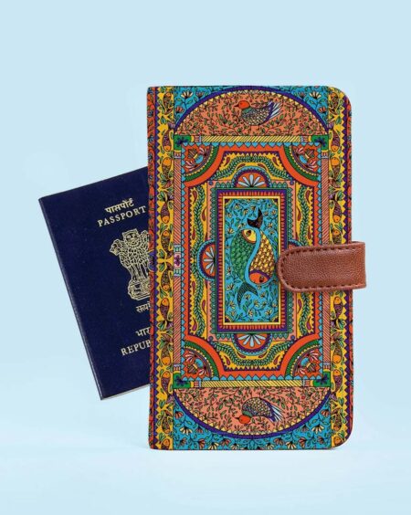 Passport Holder | Modern Madhubani