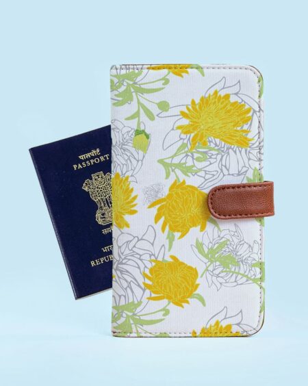 Passport Case | Chrysanthemum Garden