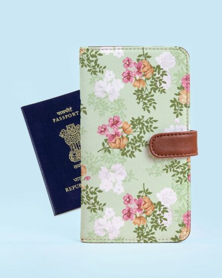 Travel Passport Cover | Vintage Floral Bouquet