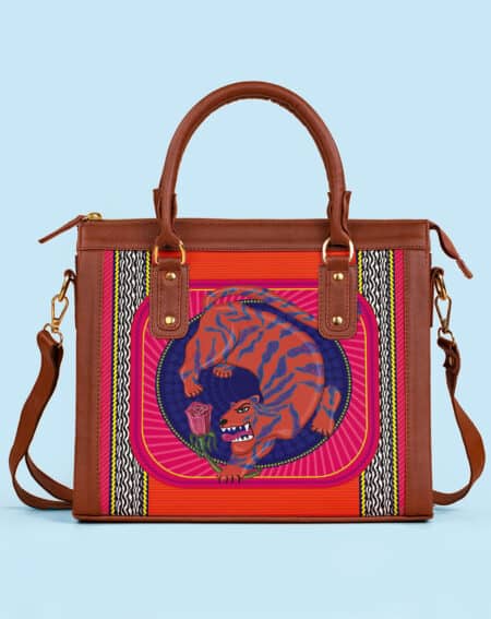 Satchel Bag | I Aroar You - Blue