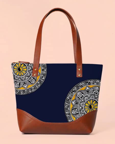 Office Handbag | The Marigold Dream Print Shoulder Bag for Women