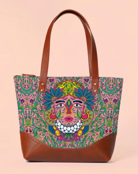 Shoulder Bag for Women - Mother Earth Design Print