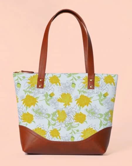 Shoulder Bag for Women - Chrysanthemum Garden