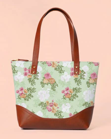 Shoulder Bag for Women - Vintage floral bouquet