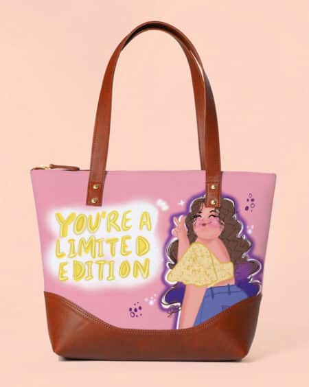 Office Handbag for Women | Shoulder Bag for Girls - Limited Edition Quote Printed