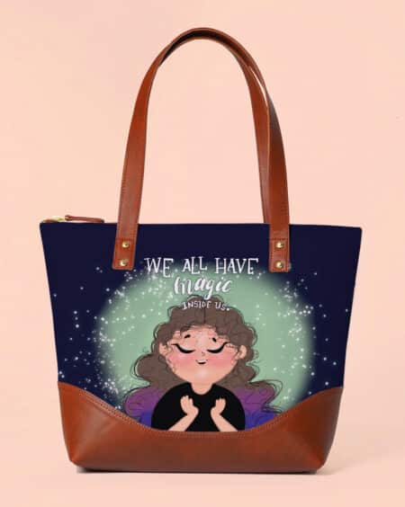 Magic Inside Us Shoulder Bag for Women- Self Believe Motivational Quote