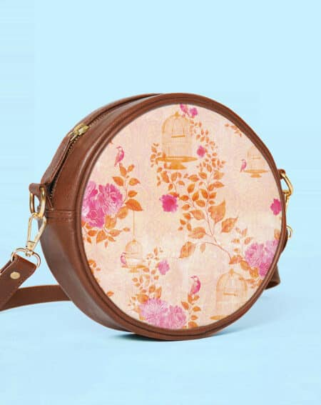 Round Sling Bag | Free And Soulful