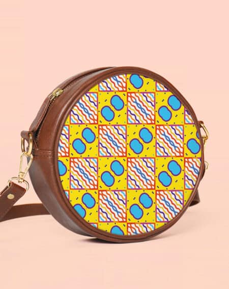 Travel Crossbody Bag | Geometric Pattern