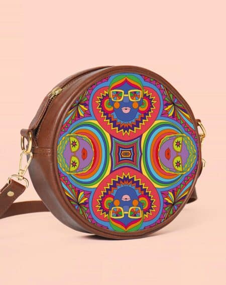 Round Sling Bag | People