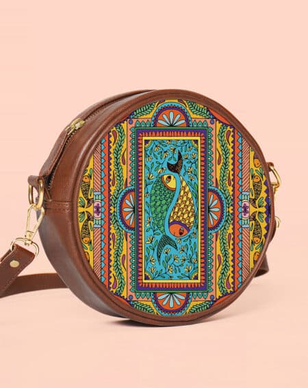 Shoulder Sling Bag | Modern Madhubani