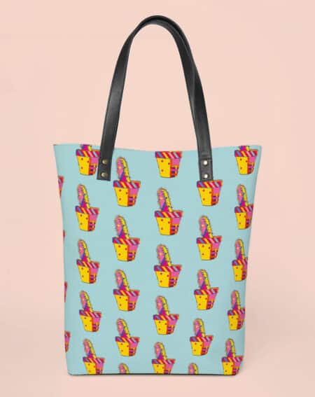 Tote Bag | Cactus Pattern