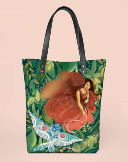 Classic Tote Handbags |  Being Free As A Kite