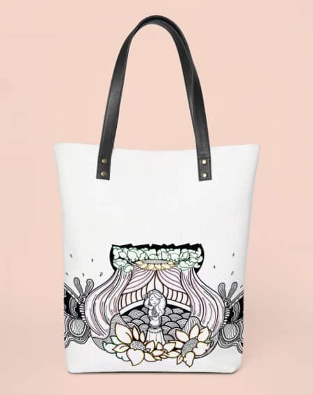Classic Tote Handbags | Sunflower Power