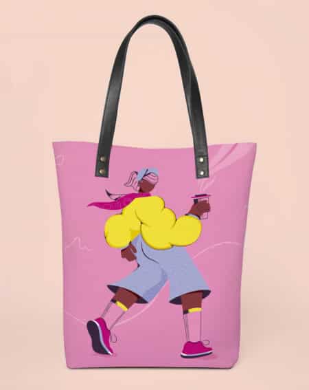 Classic Tote Handbags | Coffee Love