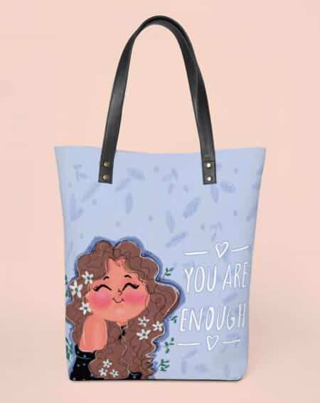 Classic Tote Bags For Women | You Are Enough!