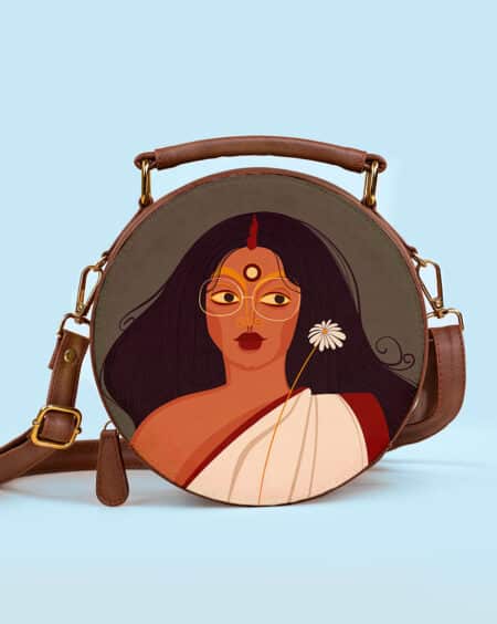 Round Sling Bag | Silent Poetry