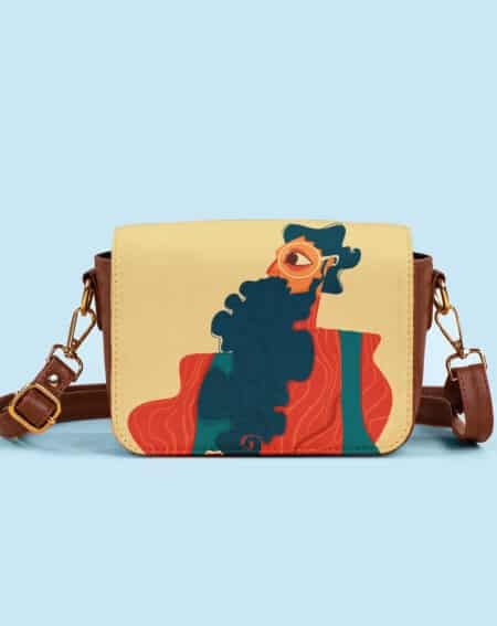 Rectangle Sling Bag | Silent Poetry