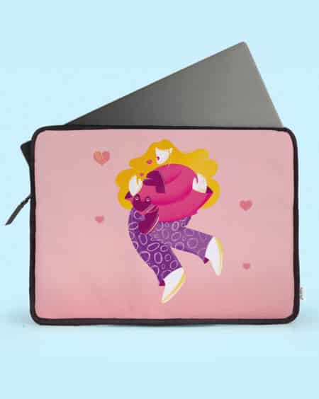 Laptop Sleeve | Hugs & Kisses By Little Furry Friend