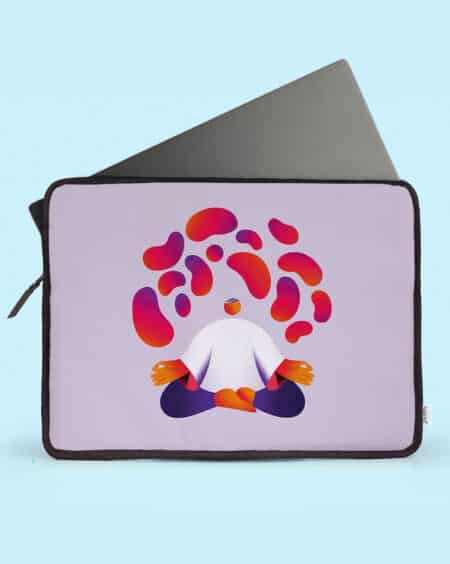 Laptop Sleeve 14 Inch | Meditation Design