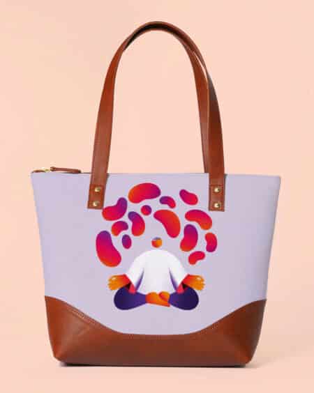 Deep Meditation Design Shoulder Bag for Women