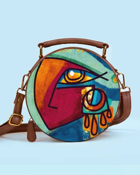 Round Sling Bag | Change Is The Only Constant
