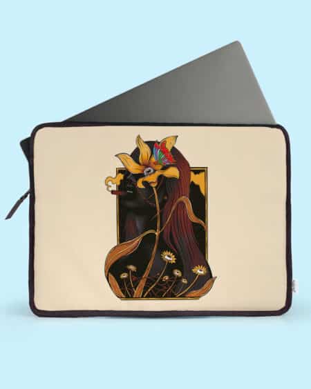 Laptop Cover Bag - 14 Inch | Sunflowers & Cigars