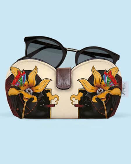 Sunglasses Travel Case | Sunflowers & Cigars